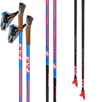 Лыжные палки KV+ Tornado Blue QСD Click