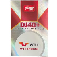 Мячи для настольного тенниса DHS DJ40+ 3 звезды 6 штук в упаковке ITTF WTT